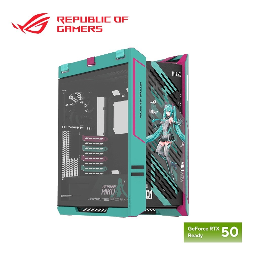 龍龍3C] 華碩Asus ROG Strix Helios II GX601S MIKU 初音中塔型電競機