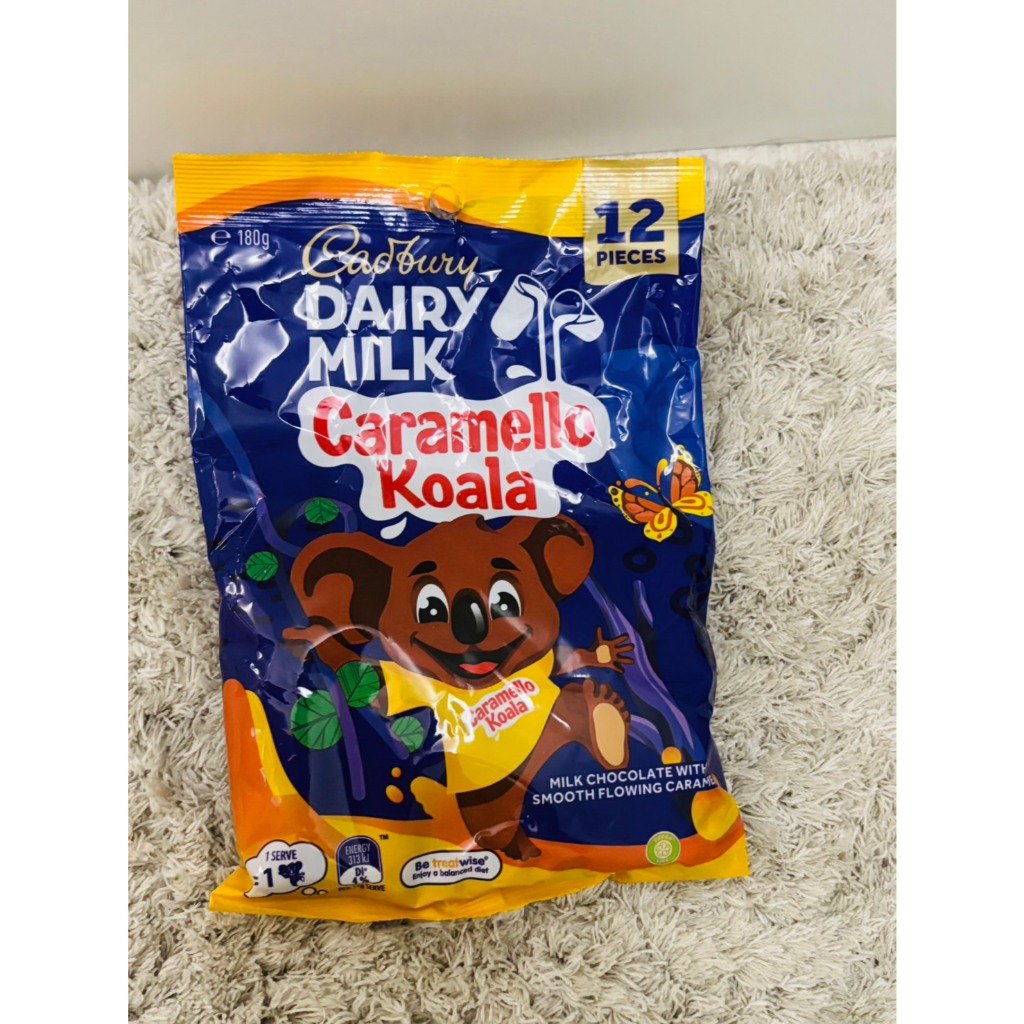 Cadbury吉百利 Cadbury 牛奶巧克力 焦糖無尾熊 （當天出貨）12入 | 蝦皮購物