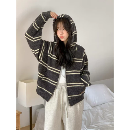 🇰🇷Nov05/ 歐膩指定❤️‍🔥萬年條紋造型外套