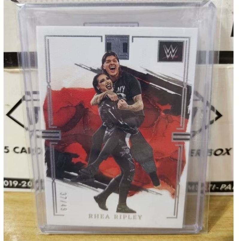 Panini Impeccable Rhea Ripley 限量49 37/49 WWE 摔角卡 白國寶 | 蝦皮購物