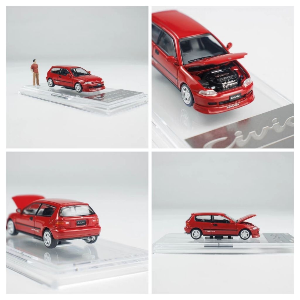 1/64 頭文字D civic EK9 EG6 RX-7 AE86 GC8 EVO 人偶版hobby japan