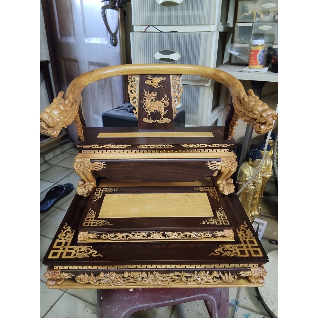 展示品 正黑檀入檜木 尺三托尺六 尺3托尺6 拖椅 脫椅 尺3 尺三 托身 離身 拖身神尊神像坐 | 蝦皮購物