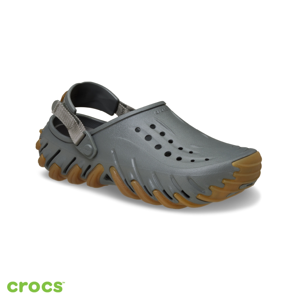 Crocs 卡駱馳(中性鞋) Echo Gum RO 克駱格 中性鞋-石板灰色-211675-0DA | 蝦皮購物