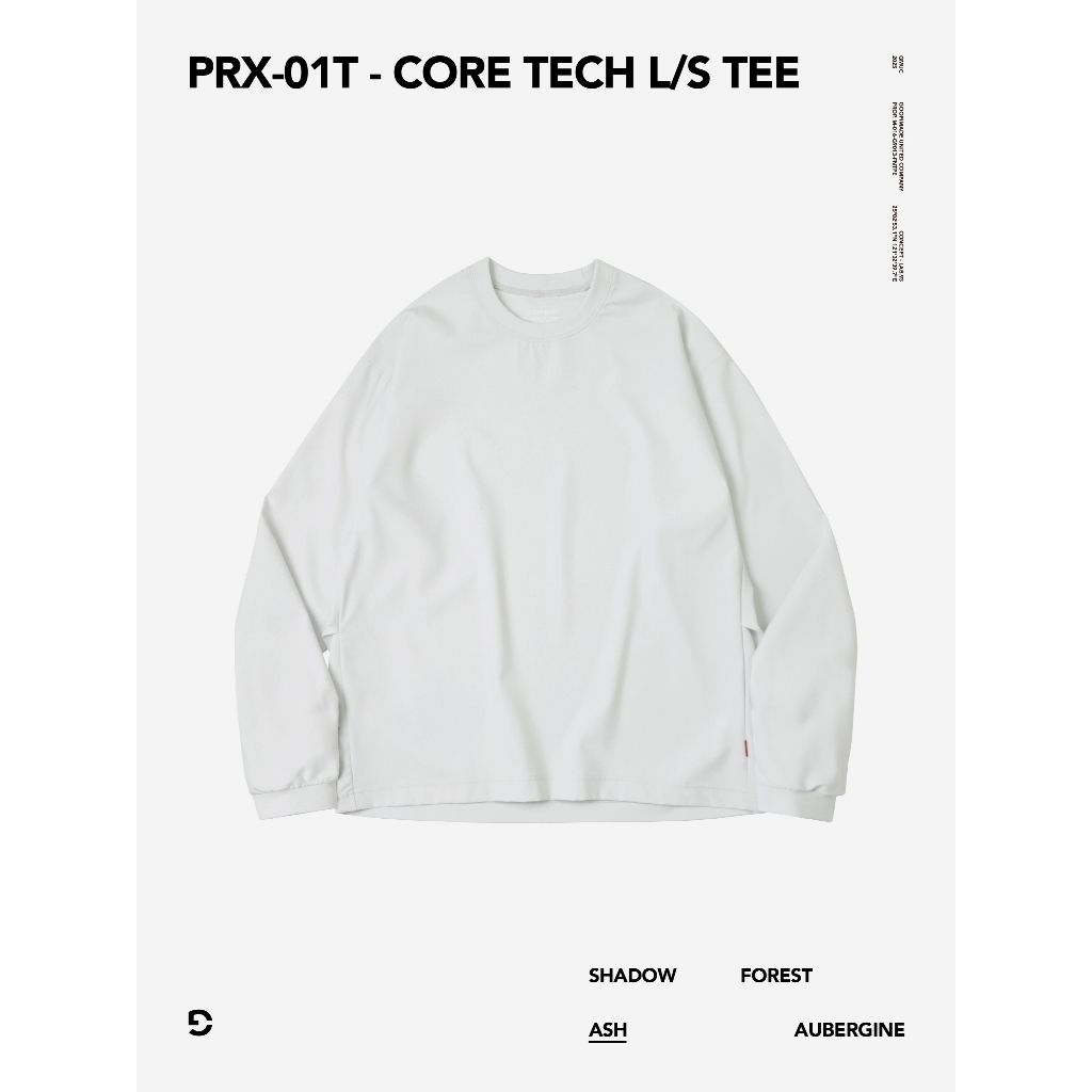 GOOPiMADE 2025 AW Prx-01T - Core Tech L/S Tee | 蝦皮購物