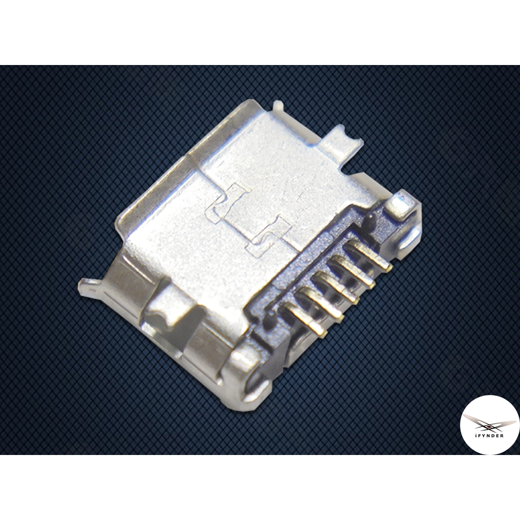 【洋將】(5個) Micro USB母座 兩腳貼片引腳加長型 長針 引腳加長1.25mm全銅母座 USB母座 $IC2 | 蝦皮購物