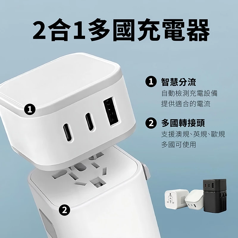 環遊世界一顆搞定!CITY BOSS COT-976 二合一 45W 萬國旅行快充充電器深度推薦與選購指南