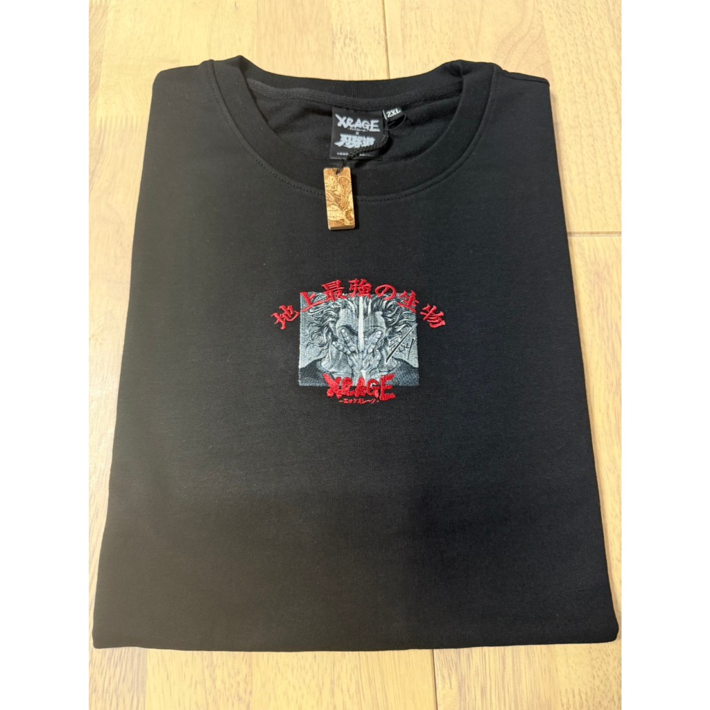 XRAGE ×《刃牙道》 範馬勇次郎短T 短袖短TEE 衣服限量| 蝦皮購物