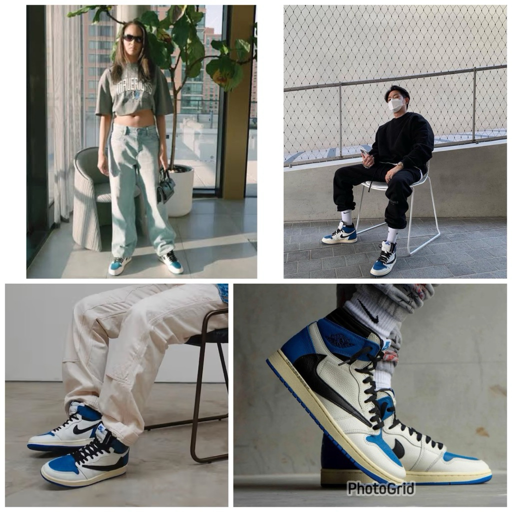 Nike Jordan 1 Retro High OG SP X FGMT X Travis Scott聯名鞋高筒倒鉤鞋 | 蝦皮購物