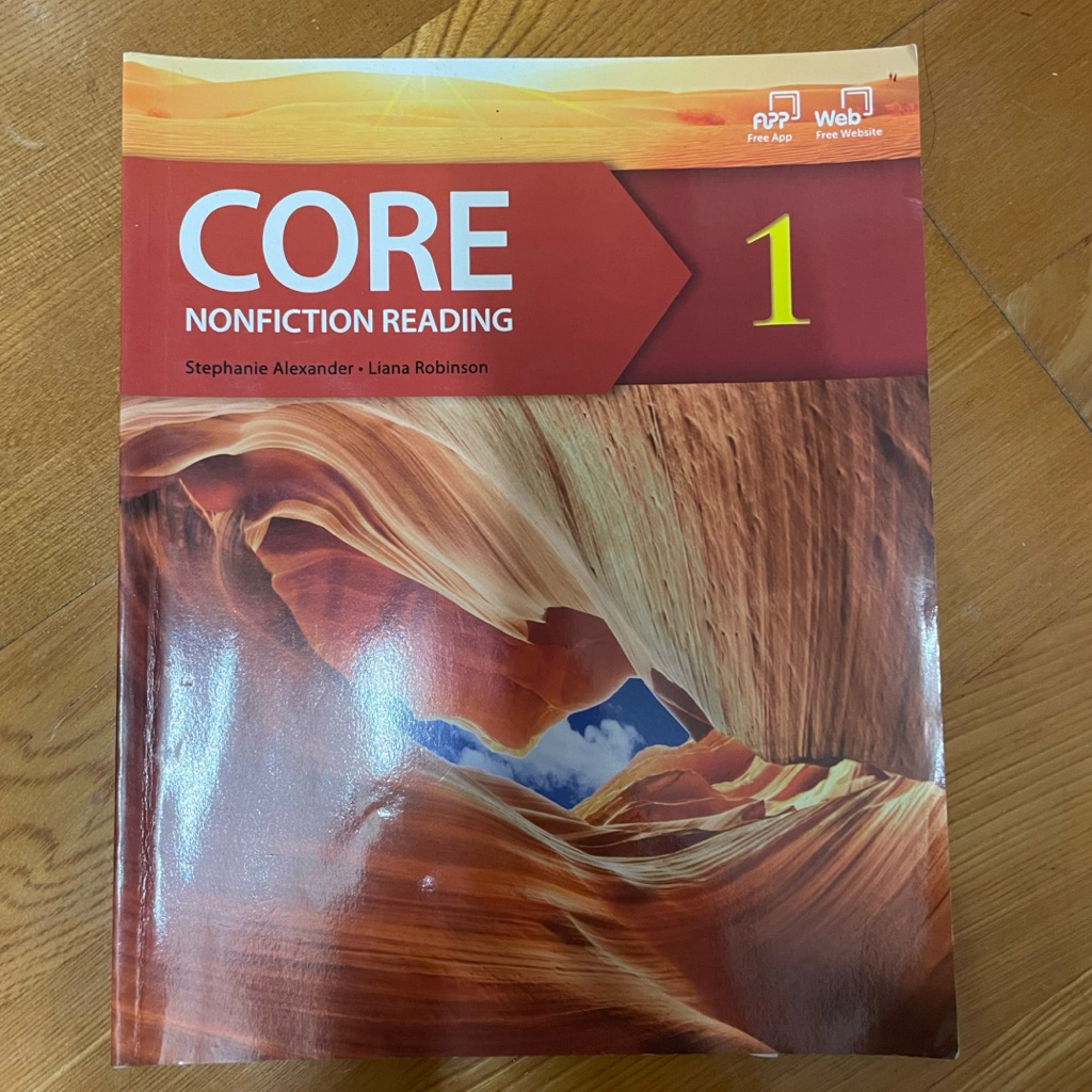 《Core nonfiction reading 1》課本+練習冊 | 蝦皮購物