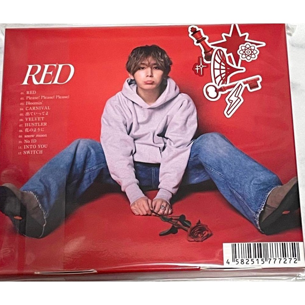 現貨山田涼介RED FC限定專輯(附特典)Deep RED盤/演唱會日劇電影伊野尾
