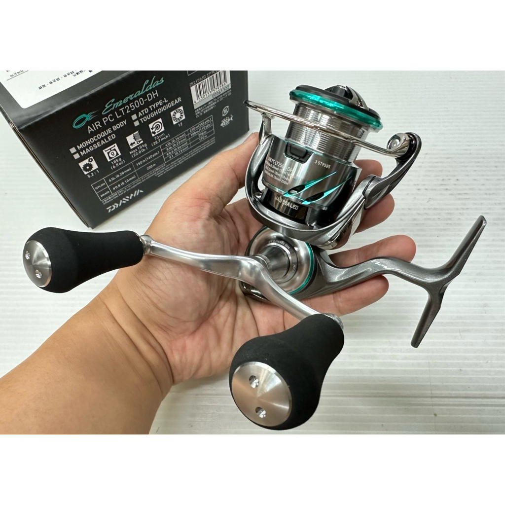 ◎百有釣具◎ DAIWA 25 EMERALDAS AIR 高階軟絲捲線器雙手把LT2500S