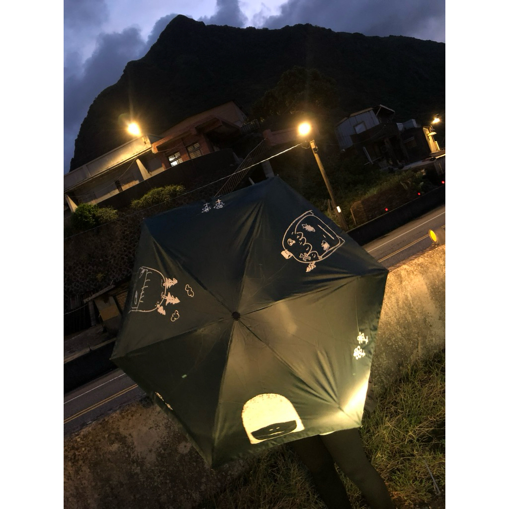 奈良美智折疊傘台灣特展跟著朦朧潮濕的一天去金瓜石台電金水基地| 蝦皮購物