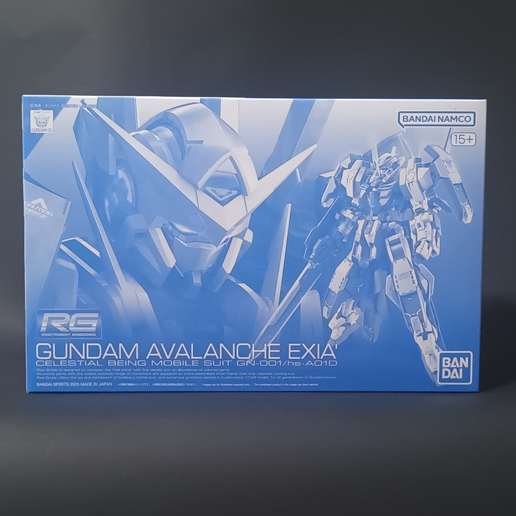 [整天玩玩具] 萬代 RG 雪崩型能天使鋼彈 GUNDAM AVALANCHE EXIA 鋼彈00 組裝模型 | 蝦皮購物