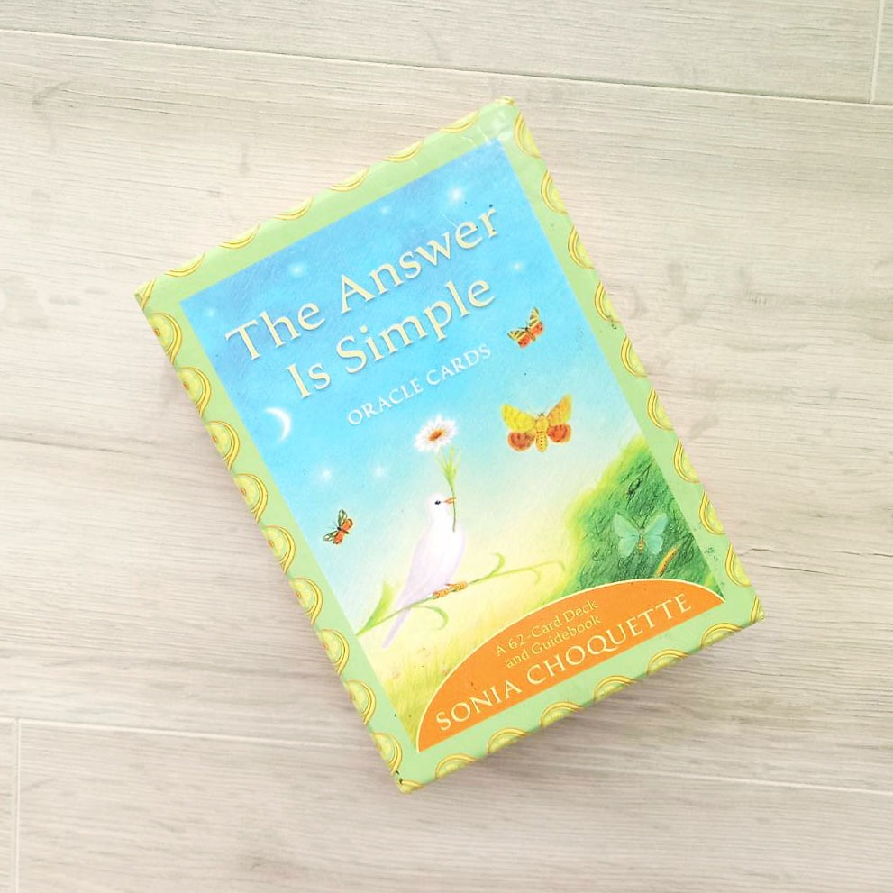 絕版】正版The Answer is Simple: Oracle Cards 答案很簡單卡二手