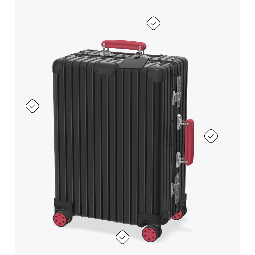 99成新RIMOWA Classic Cabin S（顏色可選）20吋訂製款鋁鎂合金材質登