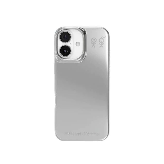 Urban Sophistication iPhone 16Proシルバー Urban Sophistication Silver iPhone16Pro The Puffer Case® - Chrome