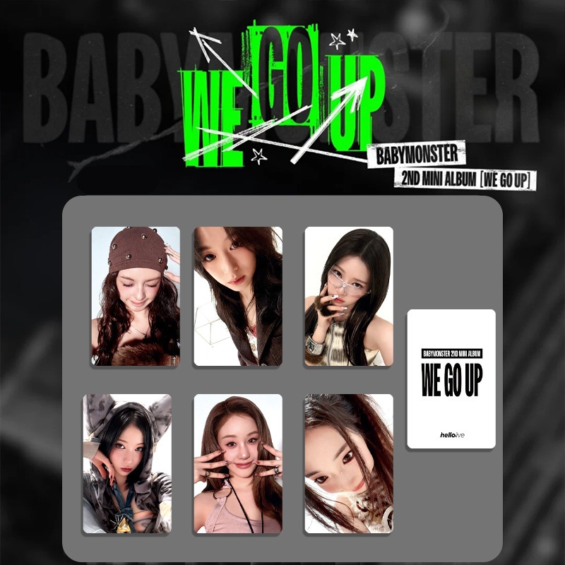 babymonster小卡」寶怪第二張迷你專輯[WE GO UP]專卡AHYEON ASA小卡bm