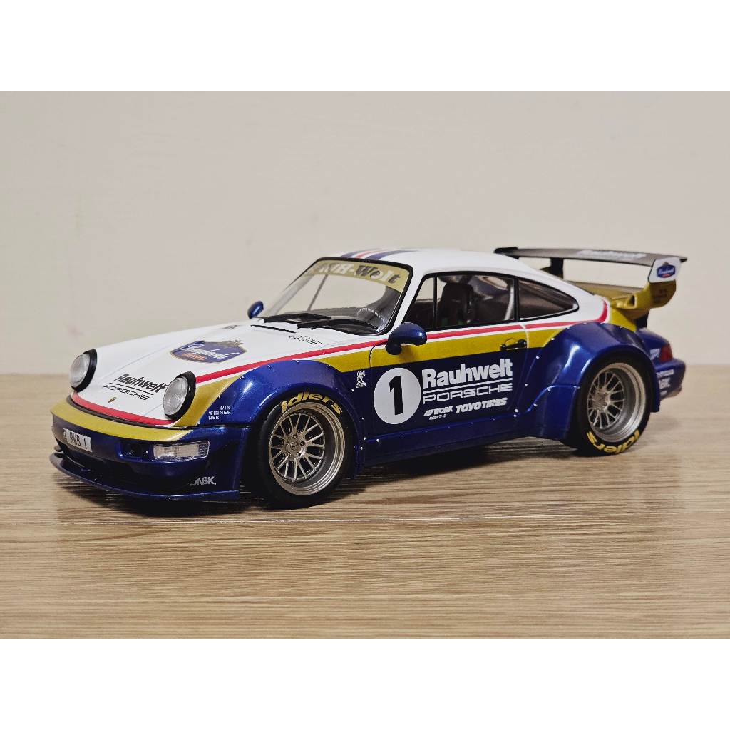 1:18 Solido Porsche 964 RWB RauhWelt 保時捷911 | 蝦皮購物