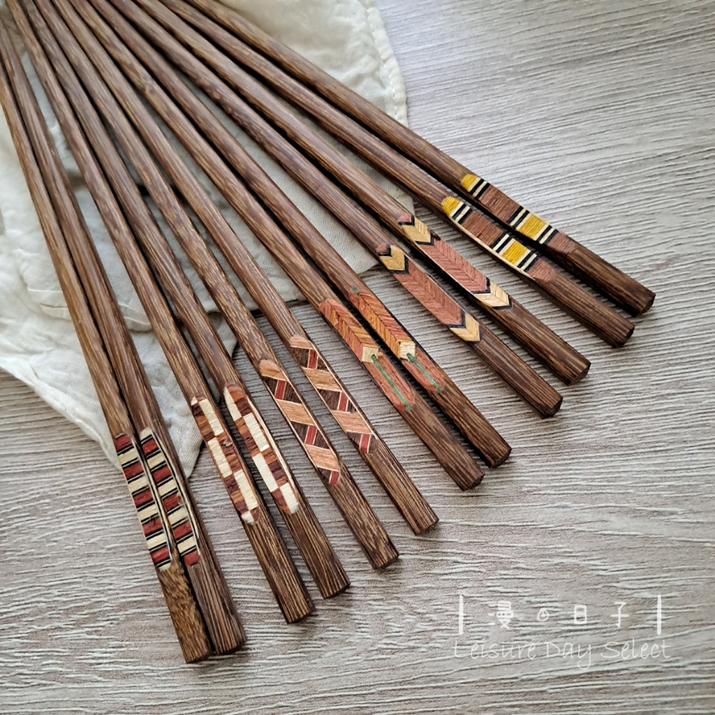 ｜漫。日子｜日系拼花雞翅木筷 圖騰花紋木筷 雞翅木筷 日系筷子 日系復古木筷 圖騰木筷 設計款木筷 質感木筷 | 蝦皮購物