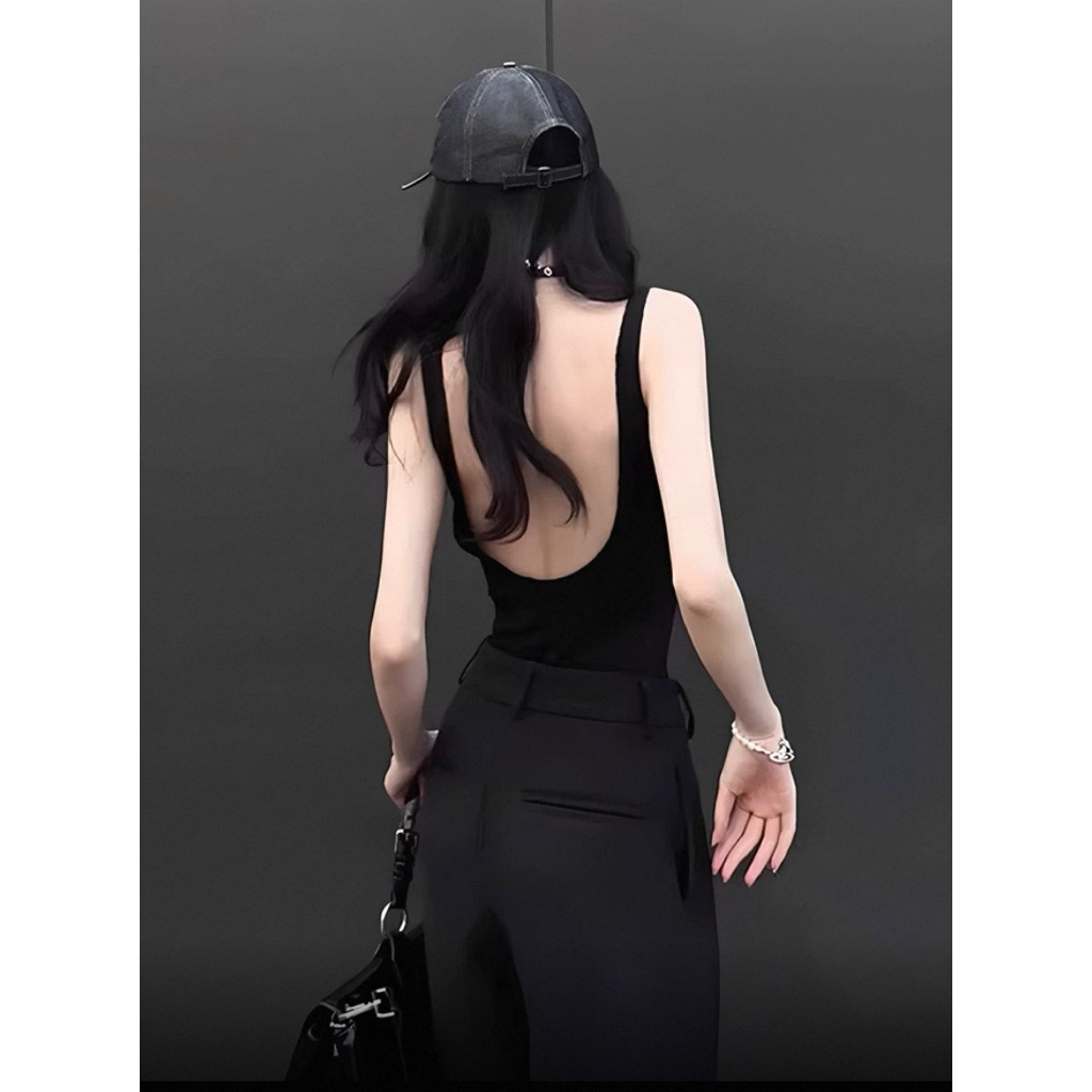 全新 美式露背背心（附胸墊） Free size | 蝦皮購物