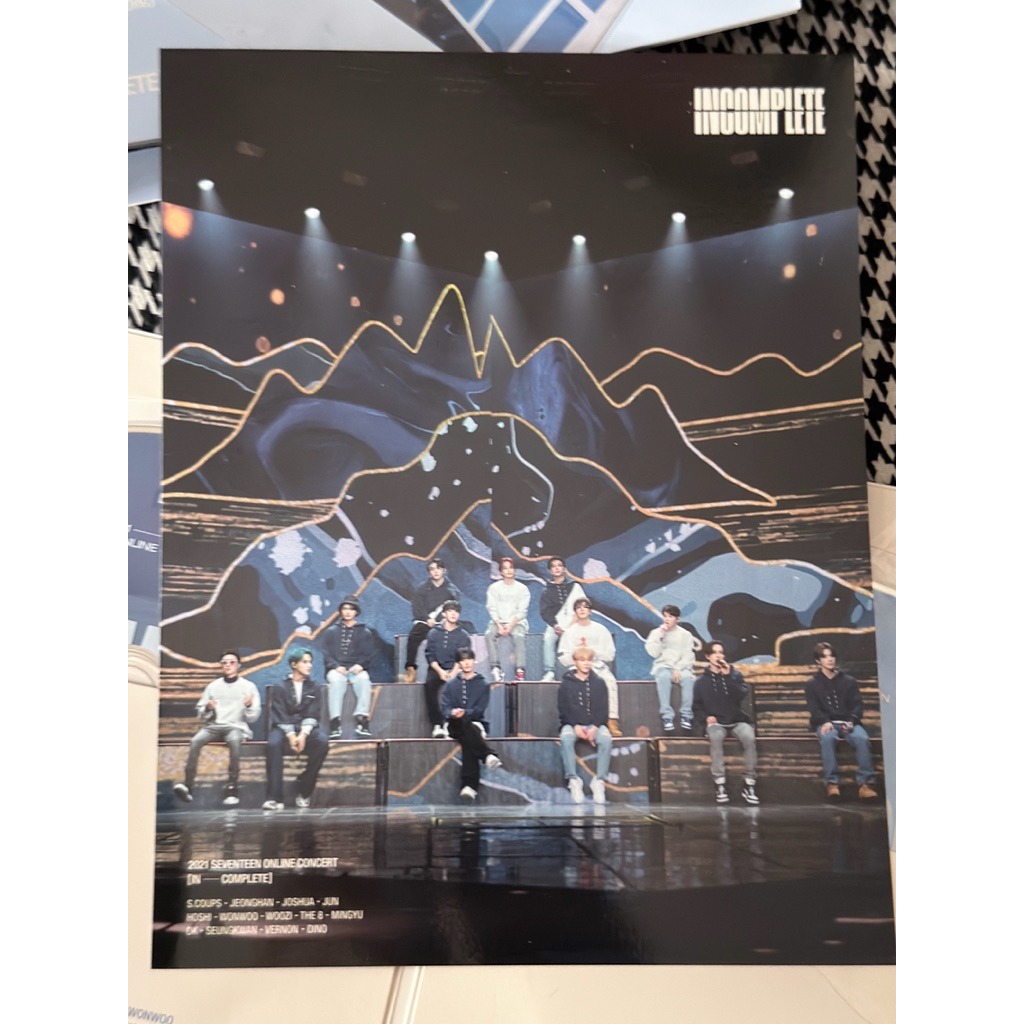 現貨】seventeen incomplete 線上演唱會DVD PB 小分隊寫真團卡大卡
