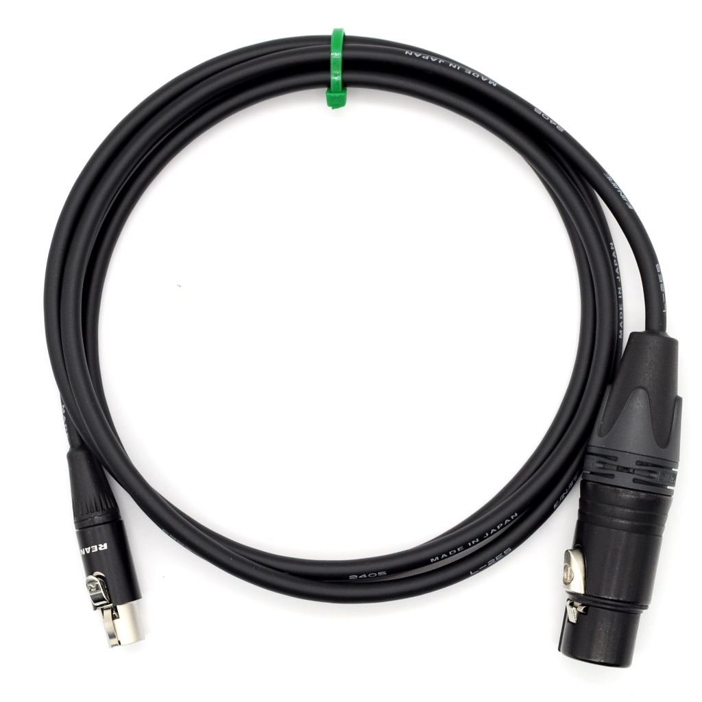 Canare L-2E5 + NEUTRIK鍍金母XLR TO mini XLR母1- 5m聲卡/專業錄影機用麥克風線 | 蝦皮購物