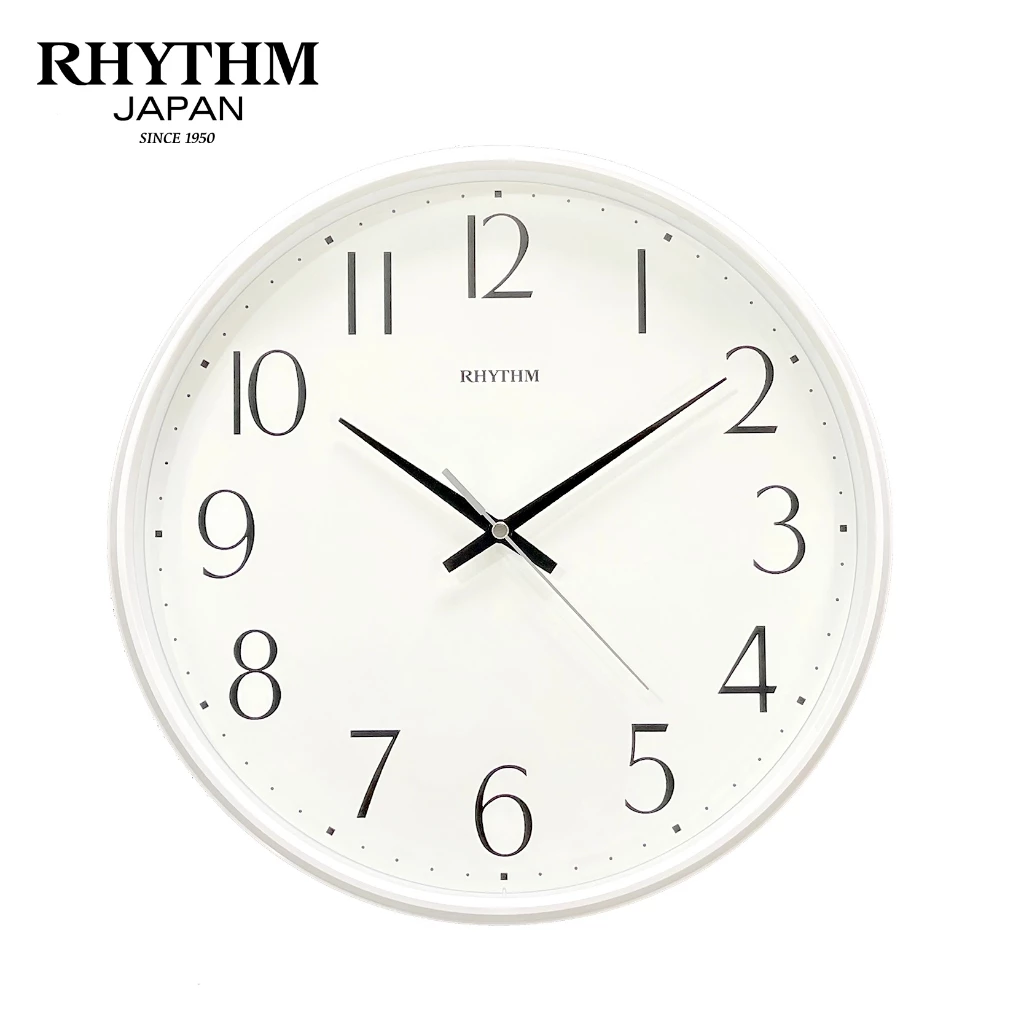 靜謐時光的守護者：日本麗聲 RHYTHM CMG817 靜音掃秒掛鐘推薦