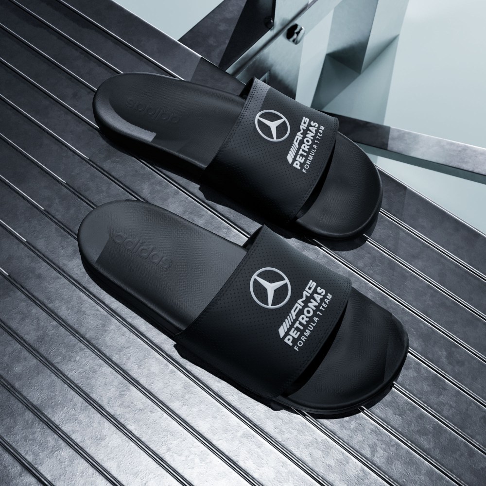 ADIDAS X MERCEDES AMG 賓士聯名運動拖鞋 JR1070 / KI6109 F1 | 蝦皮購物
