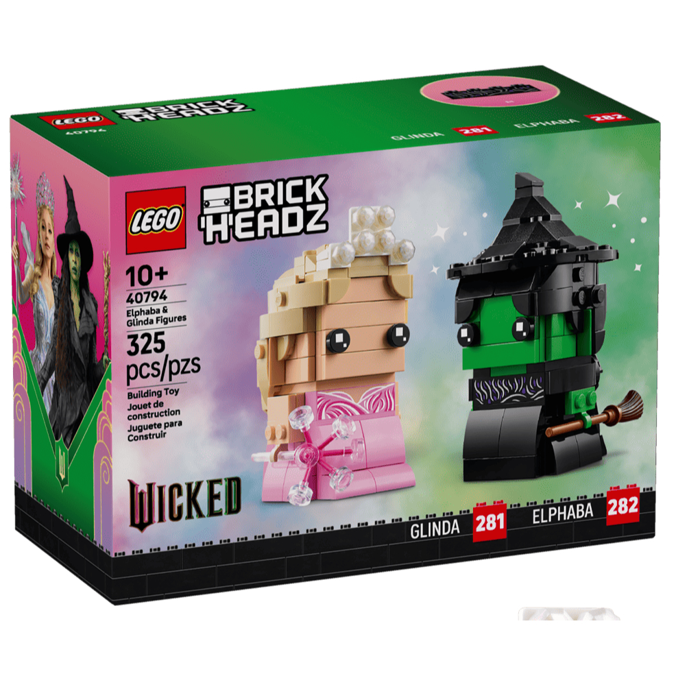 [想樂]全新 樂高 LEGO 40794 BrickHeadz 《魔法壞女巫》 艾法芭和格琳達玩偶 | 蝦皮購物