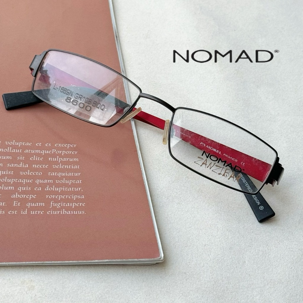 【NOMAD 】法國黑貓品牌｜法國製｜雙色設計｜鏡框出清 ｜1669N GR108｜黑紅跳色 | 蝦皮購物