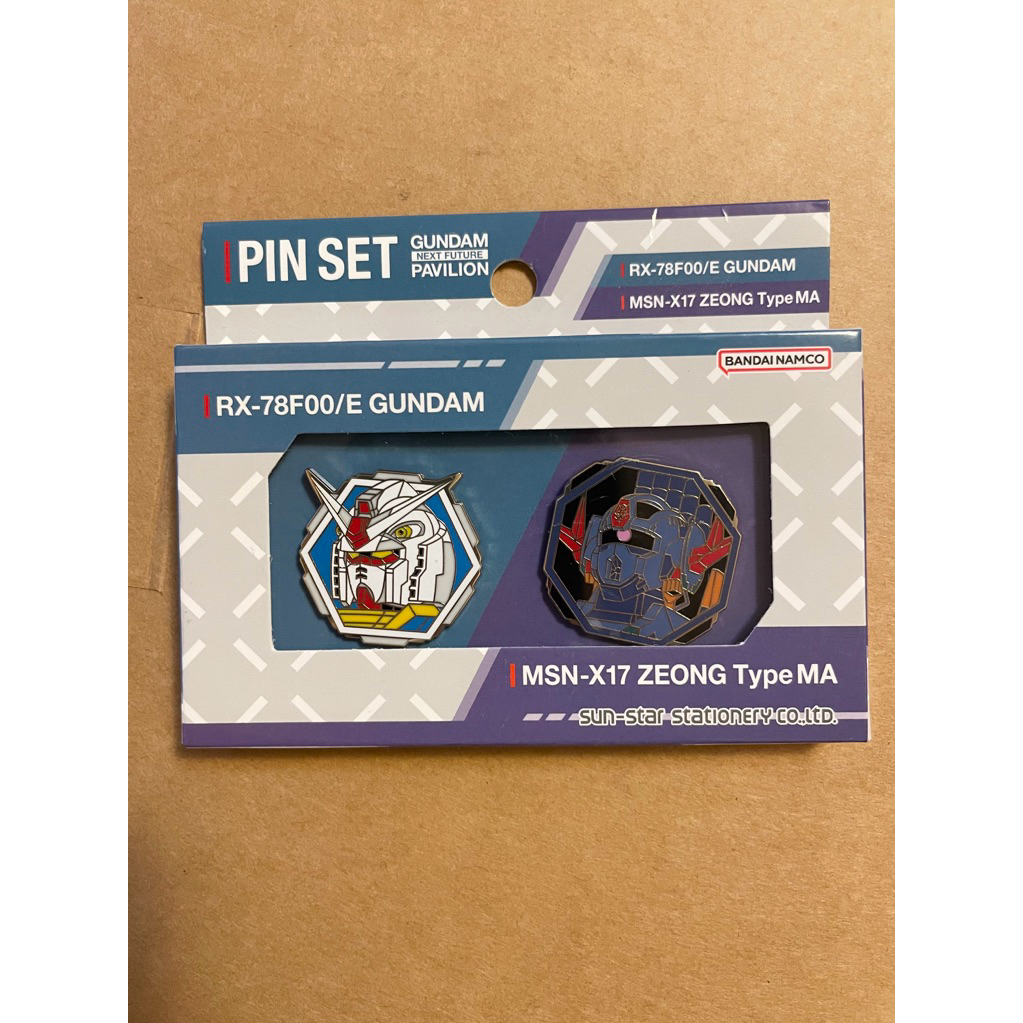 現貨 日本 大阪 萬博 鋼彈 徽章 PIN SET GUNDAM PAVILION RX-78F00/E 全新未拆 | 蝦皮購物