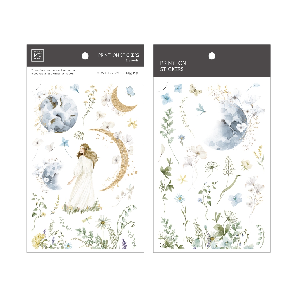 NEW MU【Print-On Stickers 轉印貼紙 no.272、273】 | 蝦皮購物