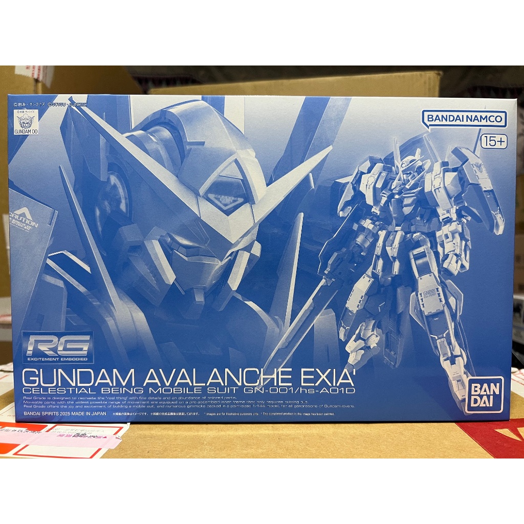 鋼彈 PB 魂商 RG 1/144 GUNDAM AVALANCHE EXIA 雪崩突進型能天使鋼彈 | 蝦皮購物