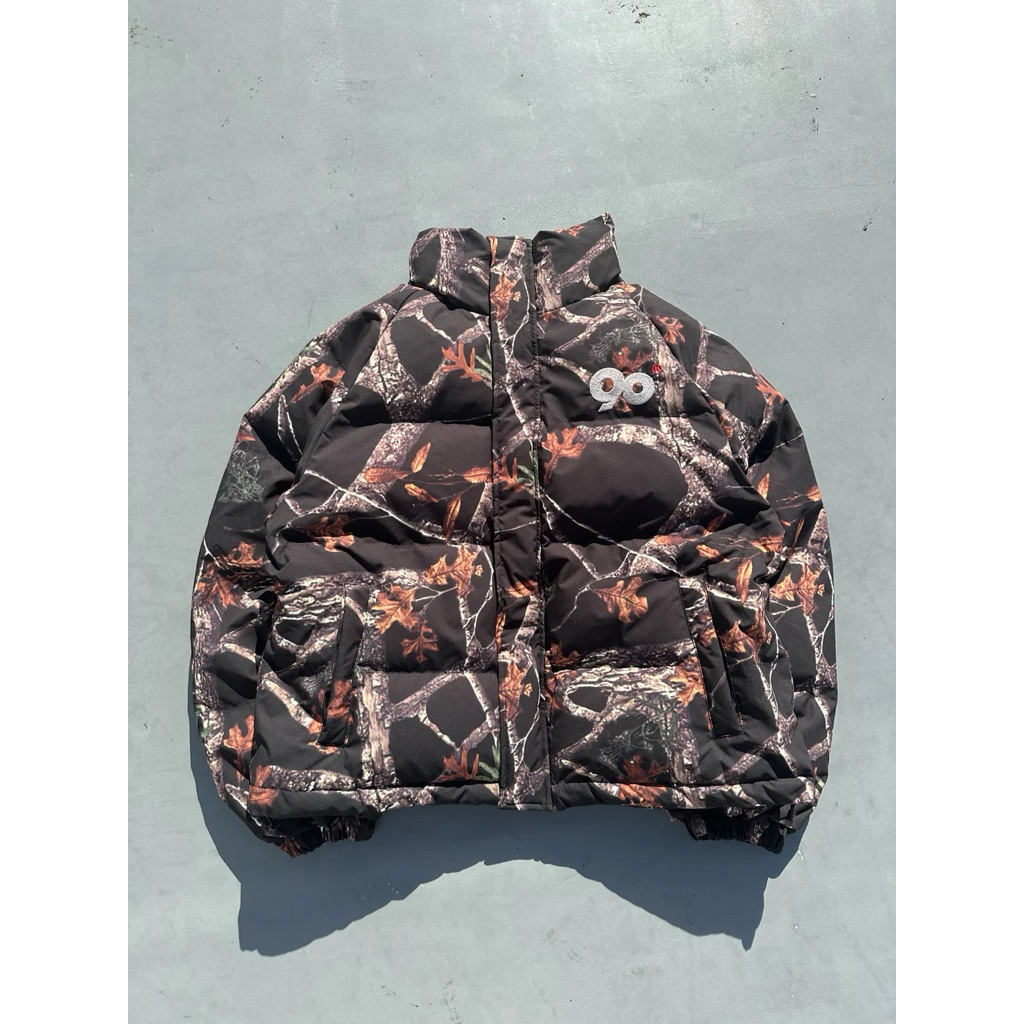 9090 90 Logo Rich Puffer Jacket | 蝦皮購物