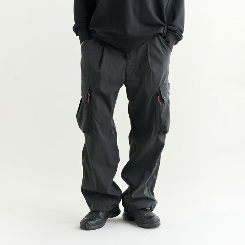 日本🇯🇵 NANGA HINOC RIPSTOP FIELD CARGO PANTS 黑色工裝長褲| 蝦皮購物