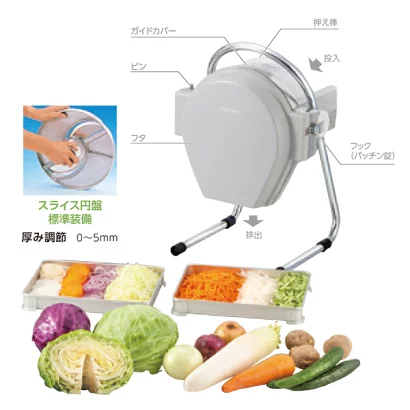 日本CHUBU ProChef 業務用迷你切片機SS-350A｜專業調理機商用蔬菜切片