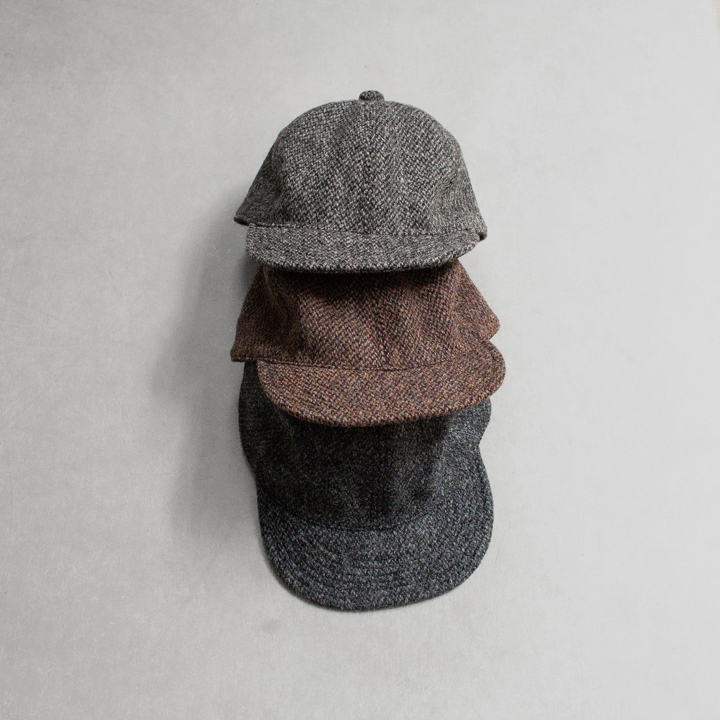 帽子 HIGHER Harris Tweed Oatmeal Casquette 帽子 HIGHER Harris