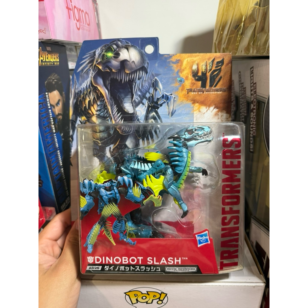日版 D級 DINOBOT SLASH 迅猛龍 砍殺 變形金剛4 絕跡重生 烤漆色 | 蝦皮購物
