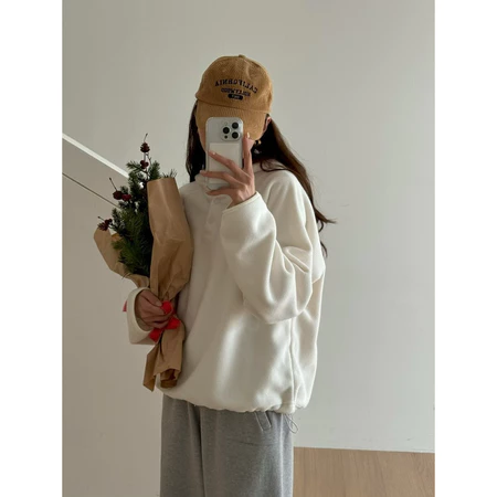 🇰🇷Nov04/ 居家簡單又時尚的抽繩帽Tee