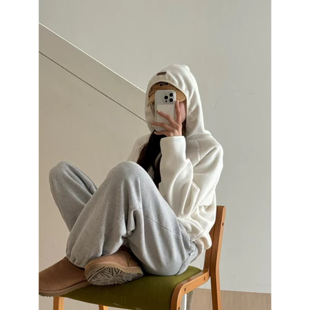 🇰🇷Nov04/ 居家簡單又時尚的抽繩帽Tee