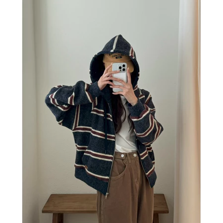 🇰🇷Nov05/ 歐膩指定❤️‍🔥萬年條紋造型外套