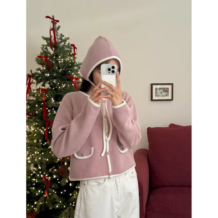 🇰🇷Nov08/ 爆Q!!!🥨 拉絨外套+帽子Set