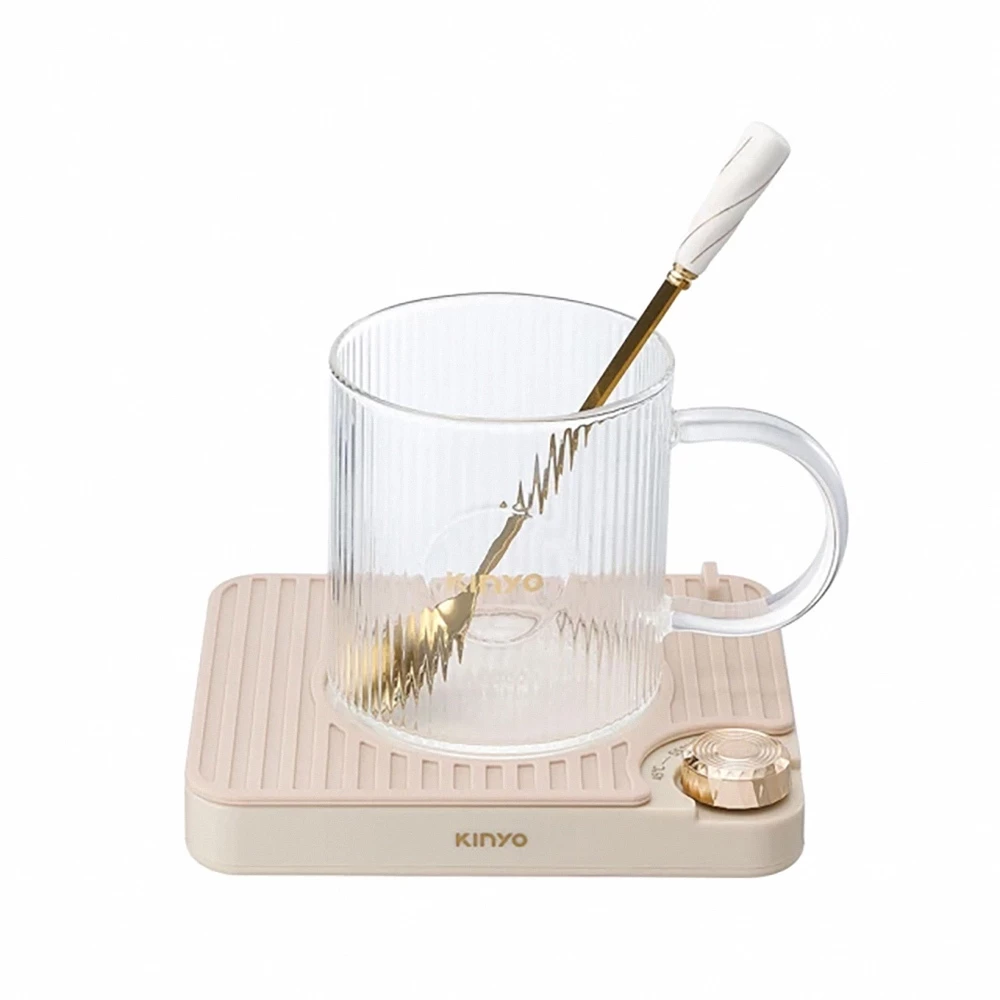 辦公桌上的全能王！KINYO CWS-90 智能恆溫暖杯墊組：是時鐘、是充電座，更是你的冬日暖心助手