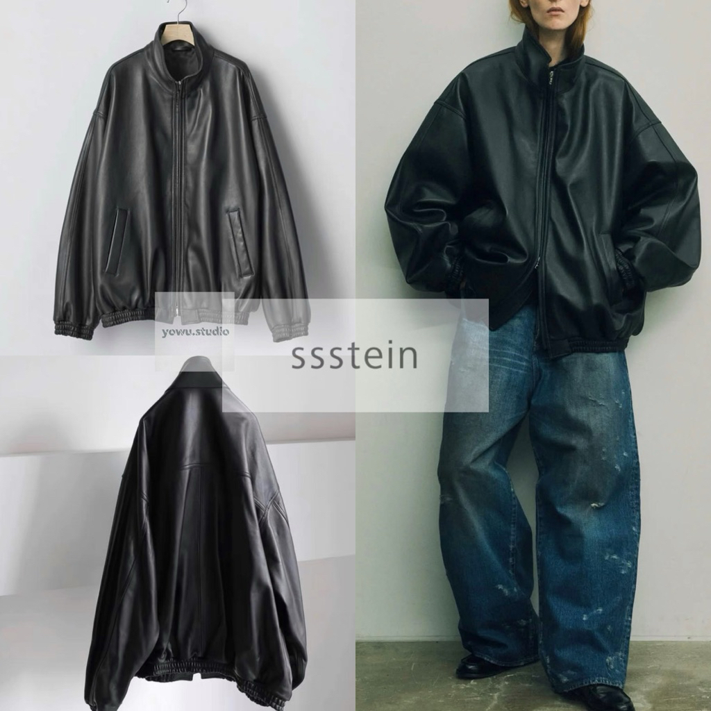 ssstein 25AW Sheep Leather Stand Collar Jacket 皮革外套夾克| 蝦皮購物