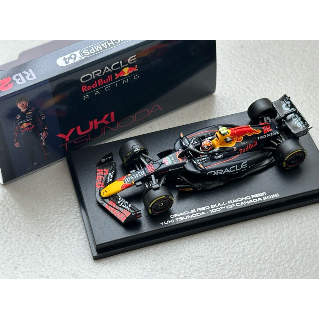 現貨販售】Minichamps 1/64 Red Bull RB21 角田裕毅Yuki加拿大🇨🇦站