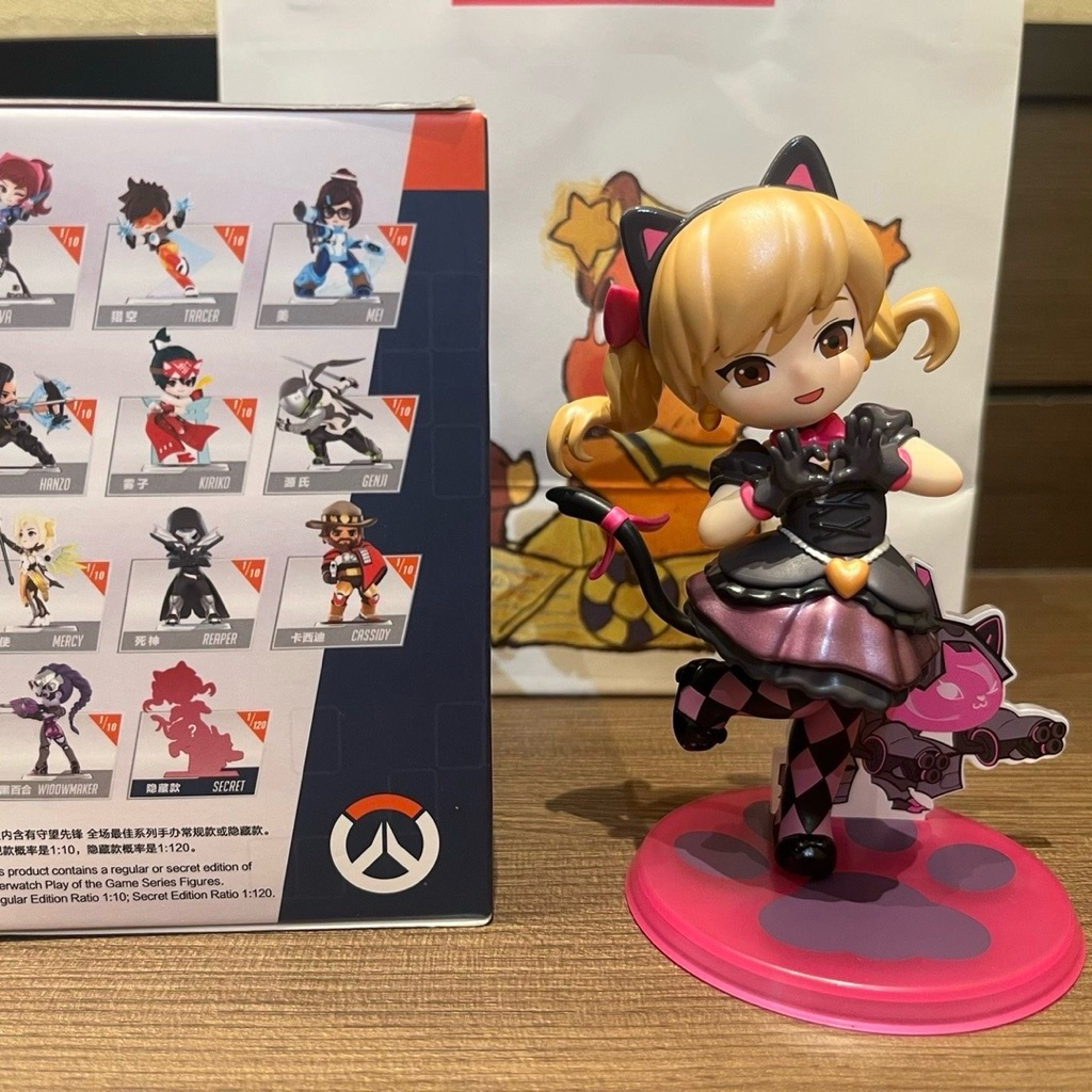 鬥陣特攻》x《泡泡瑪特》聯名盲盒隱藏款D.Va 黑貓露娜POP MART | 蝦皮購物