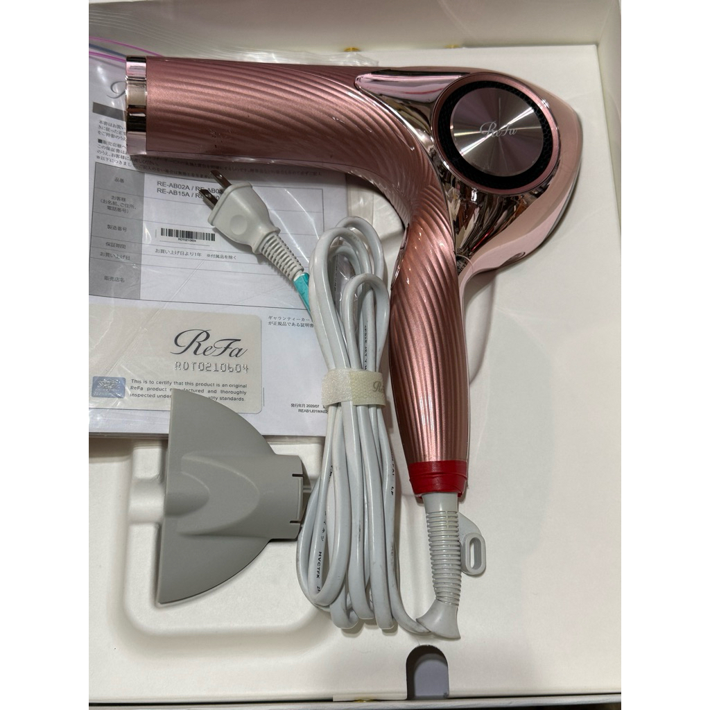 ReFa BEAUTECH DRYER PRO RE-AJ02A白/A03A黑/AJ05A粉紅二手吹風機