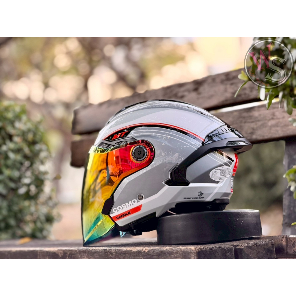 平價進口帽 台南WS文賢騎士用品 MT COSMO SV 星際 黑灰白條紋 MT安全帽 內墨鏡 多層膜 大鴨尾 半罩 | 蝦皮購物