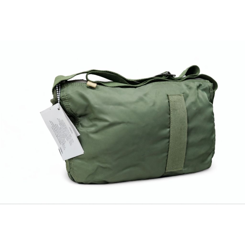 極新美品】Visvim CHARLIE II SHOULDER BAG (M) OLIVE 軍綠帆布郵差包