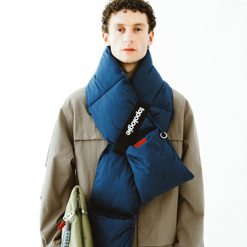 Topologie Puffer 絎縫圍巾| 蝦皮購物